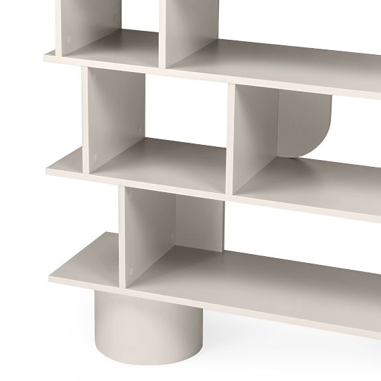 Alacsony Rangali polc, kasmír, lekerekített