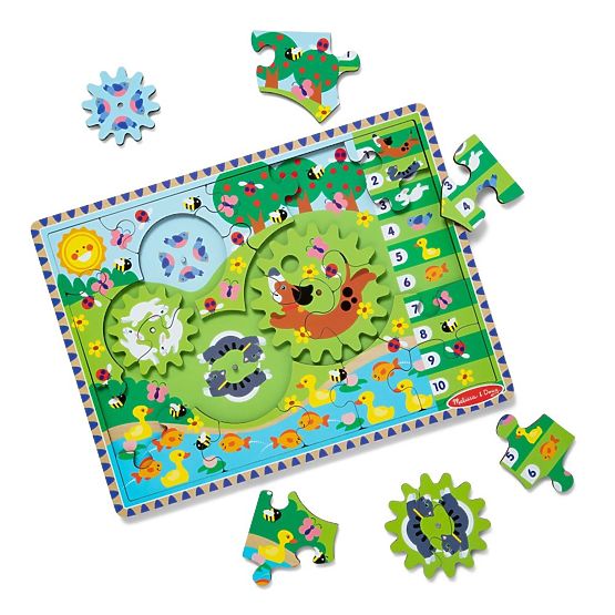 Állatverseny fogaskerekes puzzle