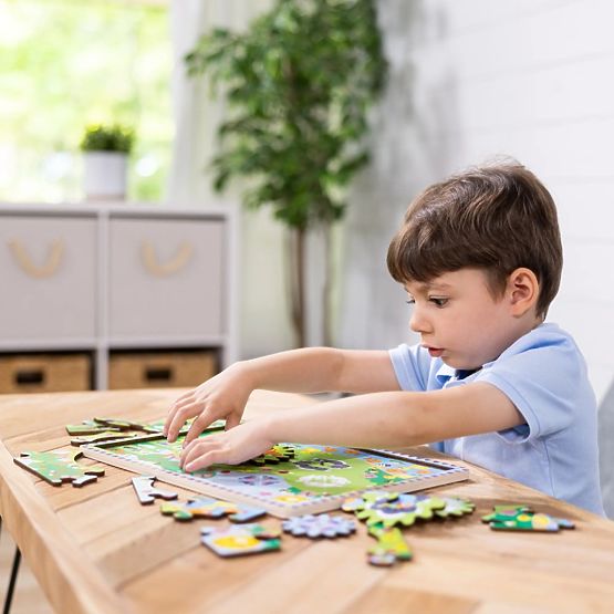 Állatverseny fogaskerekes puzzle