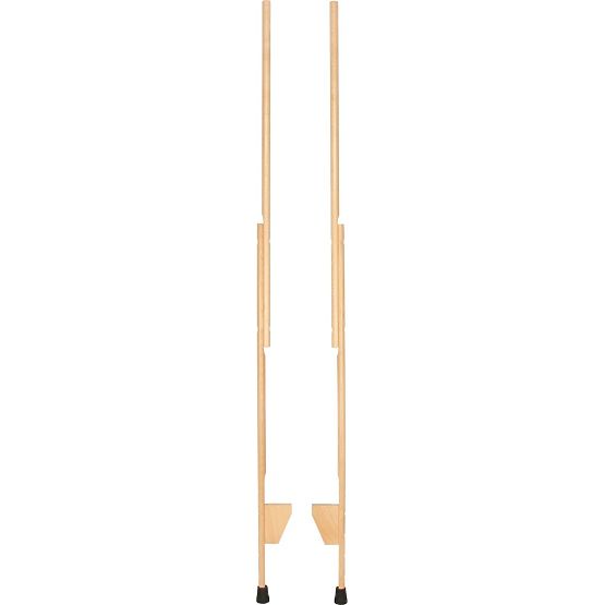 Állítható magasságú fa gólyalábak, 177 cm
