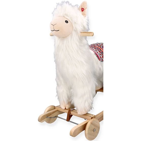 Alpaka hintalovon kerekekkel
