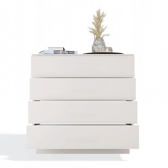 AMBER 4S Komód 4 Fiókos Szekrény Hálószobába Nappaliba KAŠMÍR Bézs