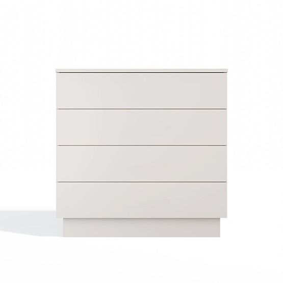 AMBER 4S Komód 4 Fiókos Szekrény Hálószobába Nappaliba KAŠMÍR Bézs