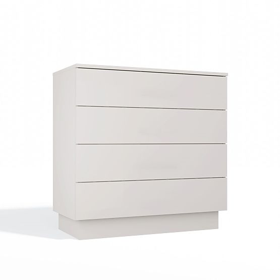 AMBER 4S Komód 4 Fiókos Szekrény Hálószobába Nappaliba KAŠMÍR Bézs