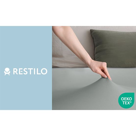 AMBER lepedő szürke szín klasszikus stílus jersey anyag 80-90x200 DecoKing