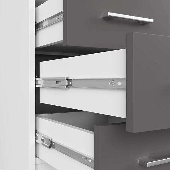 ANA PK ÍRÓASZTAL FEHÉR / SZÜRKE