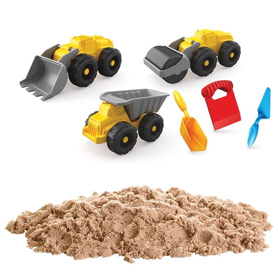 ART CRAFT Kinetikus homok készlet építőjárművekkel