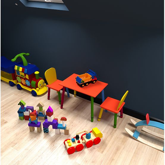 Asztal és szék készlet - a szivárvány színei