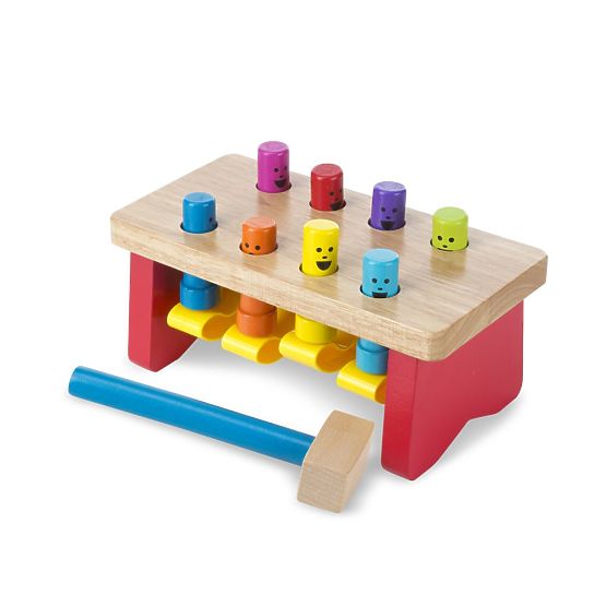 Átütős ugráló bábuk - kalapálós játék Melissa and Doug
