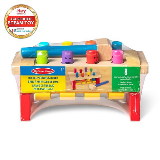Átütős ugráló bábuk - kalapálós játék Melissa and Doug