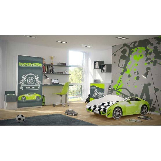 S-CAR autós ágy - zöld