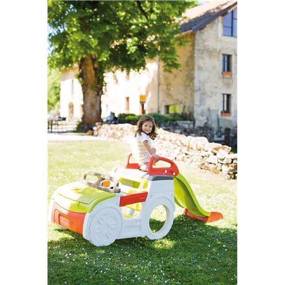 Autós homokozó csúzdával 150 cm - Smoby