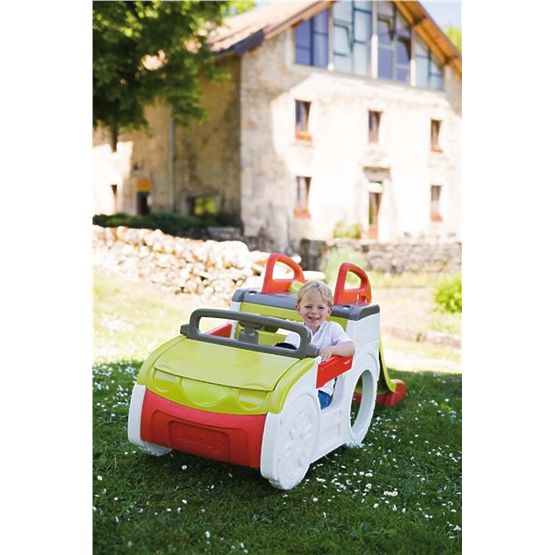 Autós homokozó csúzdával 150 cm - Smoby