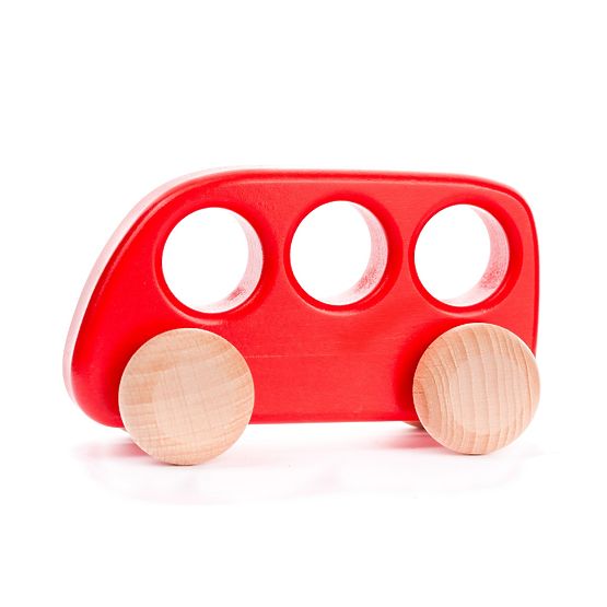 Bajo piros autóbusz