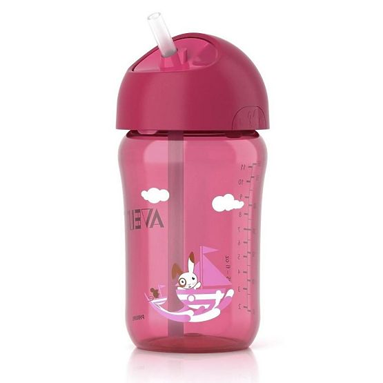 bájos csésze  szalma Avent rózsaszín 340 ml