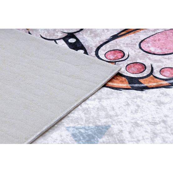 BAMBINO 1960 mosó szőnyeg Tigris, Indián gyerekeknek csúszásmentes - fehér