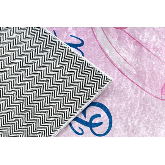 BAMBINO 42830 gyerek mosószőnyeg Balerina csúszásmentes - rózsaszín