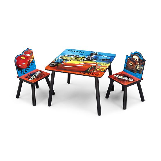 BAZAR Childrens asztal  székek Cars-Cars II CSAK TABLE
