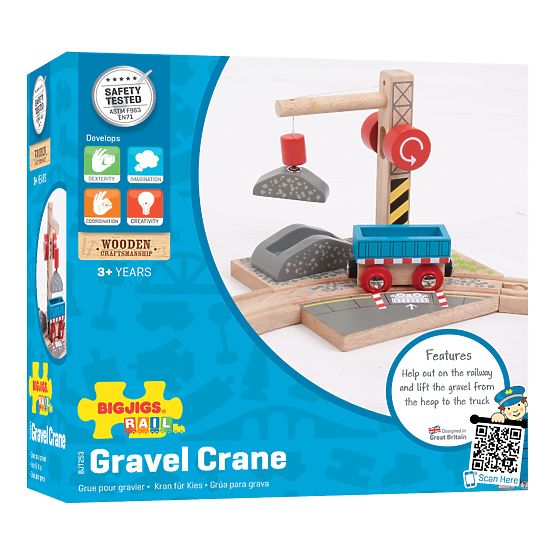 Bigjigs Rail Crane kaviccsal