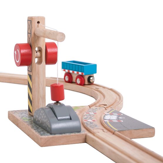Bigjigs Rail Crane kaviccsal