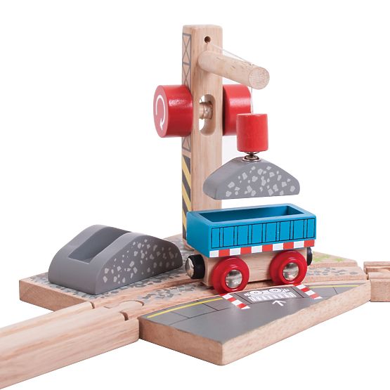 Bigjigs Rail Crane kaviccsal