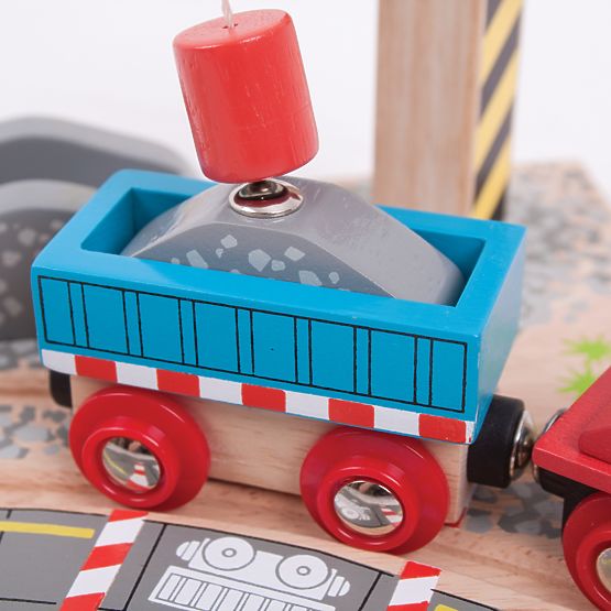 Bigjigs Rail Crane kaviccsal
