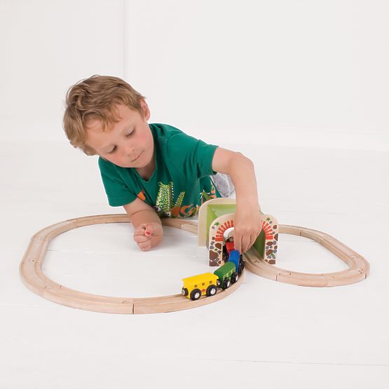 Bigjigs Rail Dupla sínes alagút