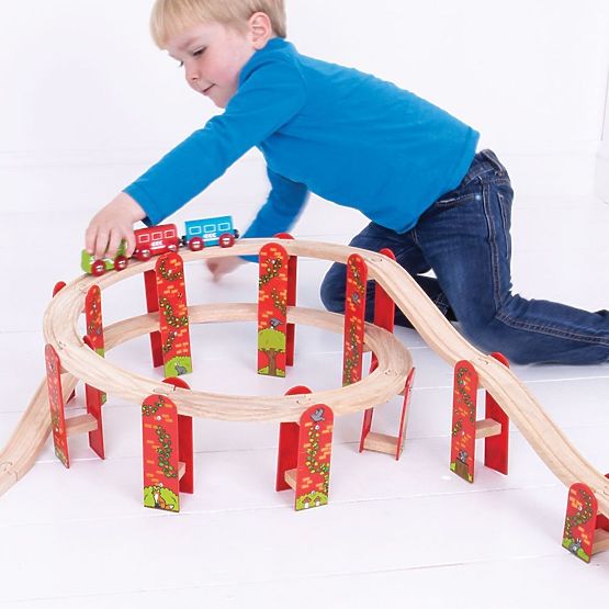 Bigjigs Rail Egy kőből készült vasúti alagút