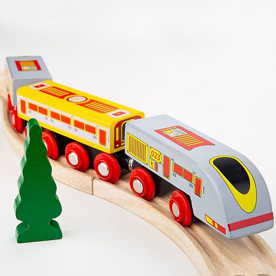Bigjigs Rail Eurostar Express + 3 vágány