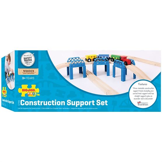 Bigjigs Rail Fa sínkészlet hídépítés