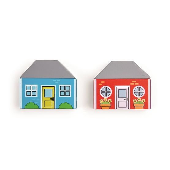 Bigjigs Rail Fa vonatpálya országúttal 80 részes