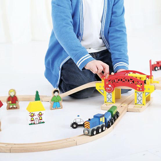 Bigjigs Rail felvonóhíd