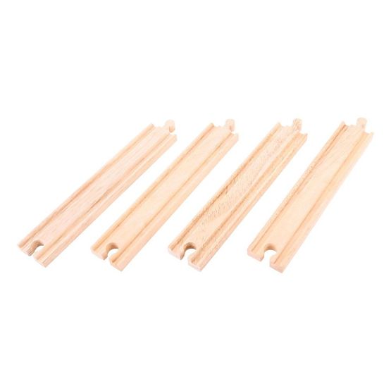 Bigjigs Rail Hosszú egyenes sínek 21 cm 4 db