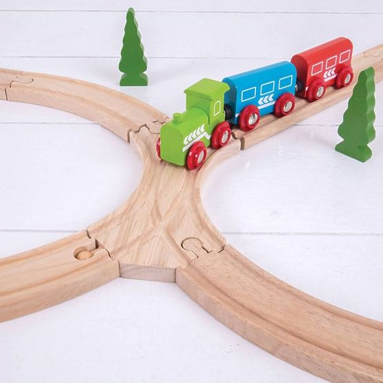 Bigjigs Rail Kombinált szimmetrikus kapcsoló 2 db
