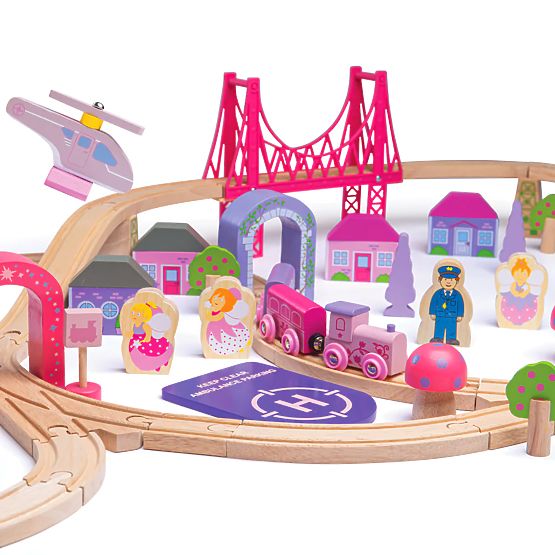 Bigjigs Rail Nagy fa hercegnő vonatpálya