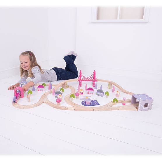 Bigjigs Rail Nagy fa hercegnő vonatpálya