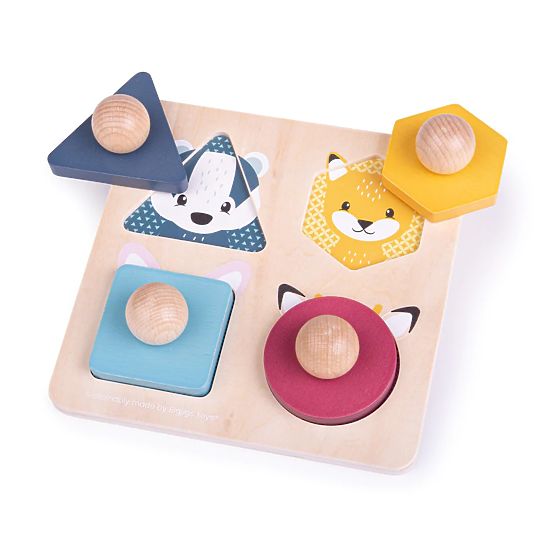 Bigjigs Toys Állat alakú puzzle
