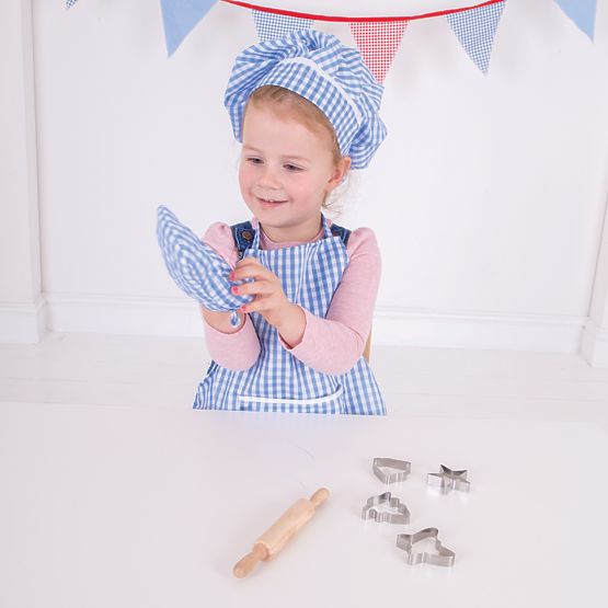 Bigjigs Toys Blue Chef készlet