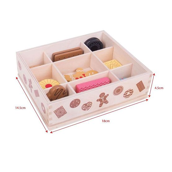 Bigjigs Toys Box fa keksszel