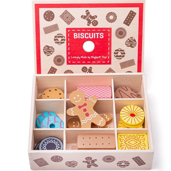 Bigjigs Toys Box fa keksszel