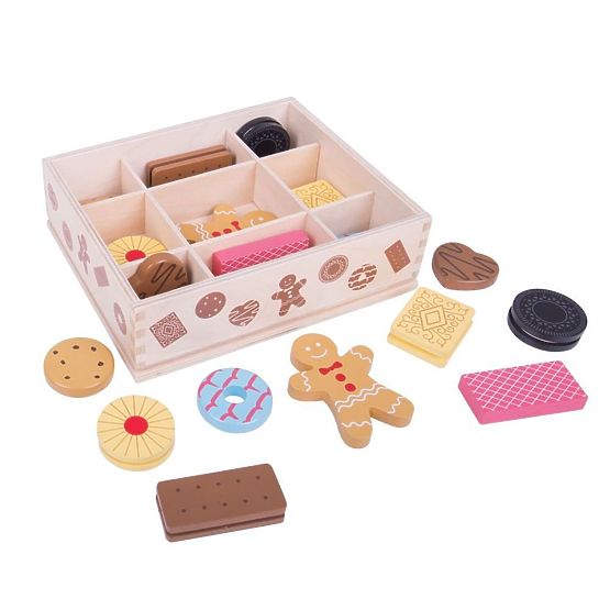 Bigjigs Toys Box fa keksszel