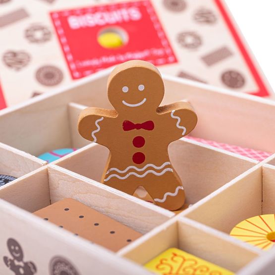 Bigjigs Toys Box fa keksszel