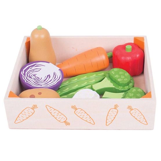 Bigjigs Toys Box zöldségekkel