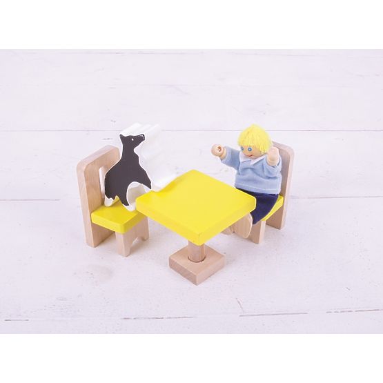 Bigjigs Toys családi házkészlet
