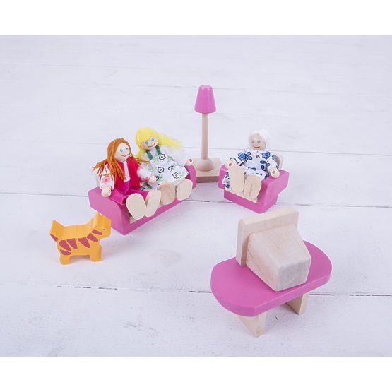 Bigjigs Toys családi házkészlet