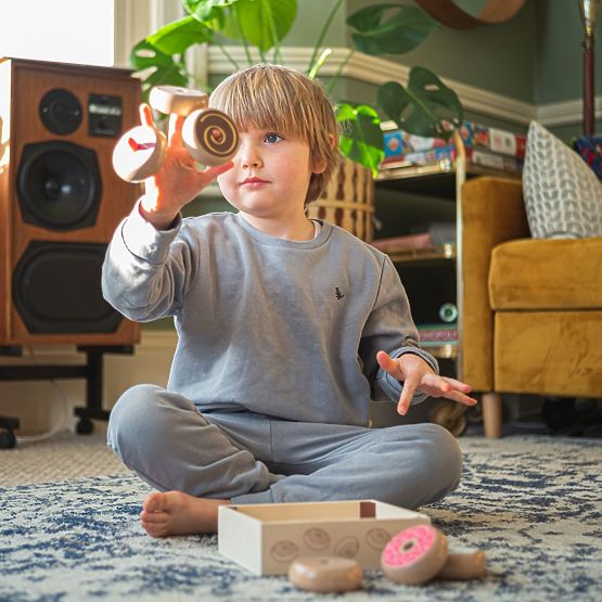 Bigjigs Toys Doboz fánkokkal
