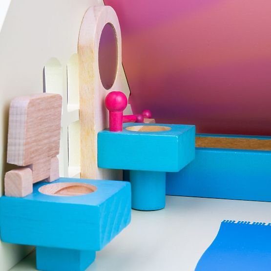 Bigjigs Toys Fa babaház bútor