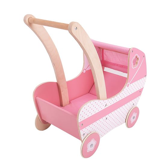 Bigjigs Toys Fa babakocsi