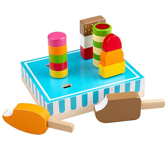 Bigjigs Toys Fa jégkrémek