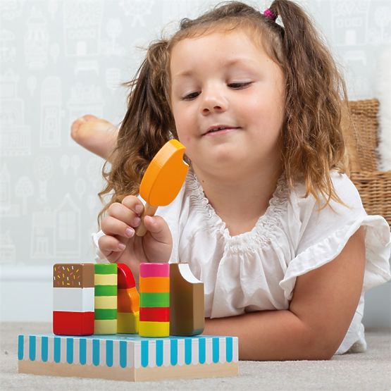 Bigjigs Toys Fa jégkrémek